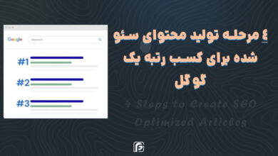 4 مرحله تولید محتوای سئو شده برای کسب رتبه یک گوگل